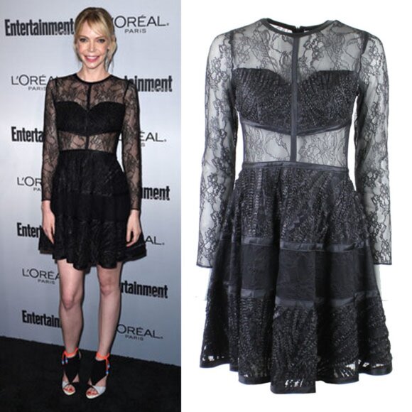 NEW Alexis Adal Dress S Black Sheer Lace Dark Romantic Whimsigoth Fairy $715 - Picture 16 of 16